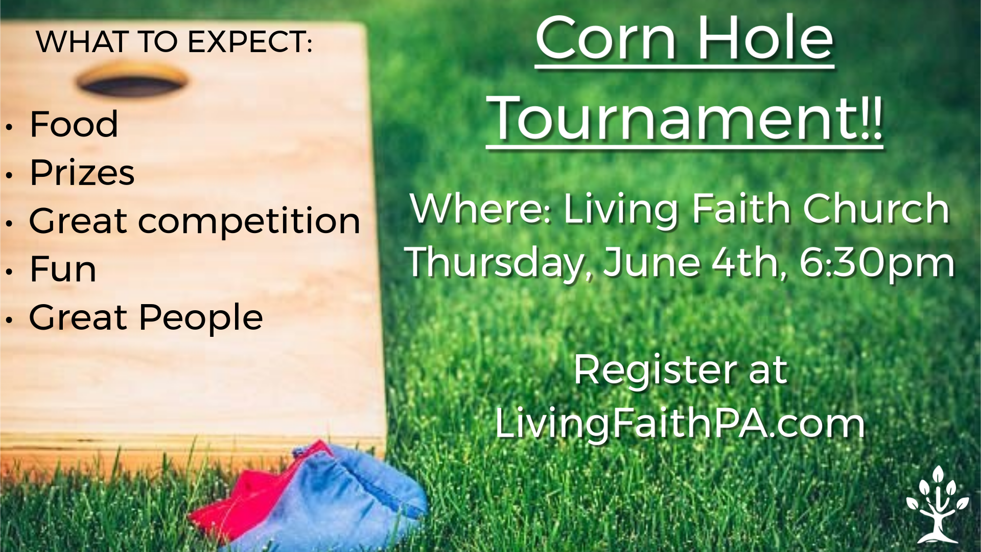Community Cornhole Tournament - June 4, 2026